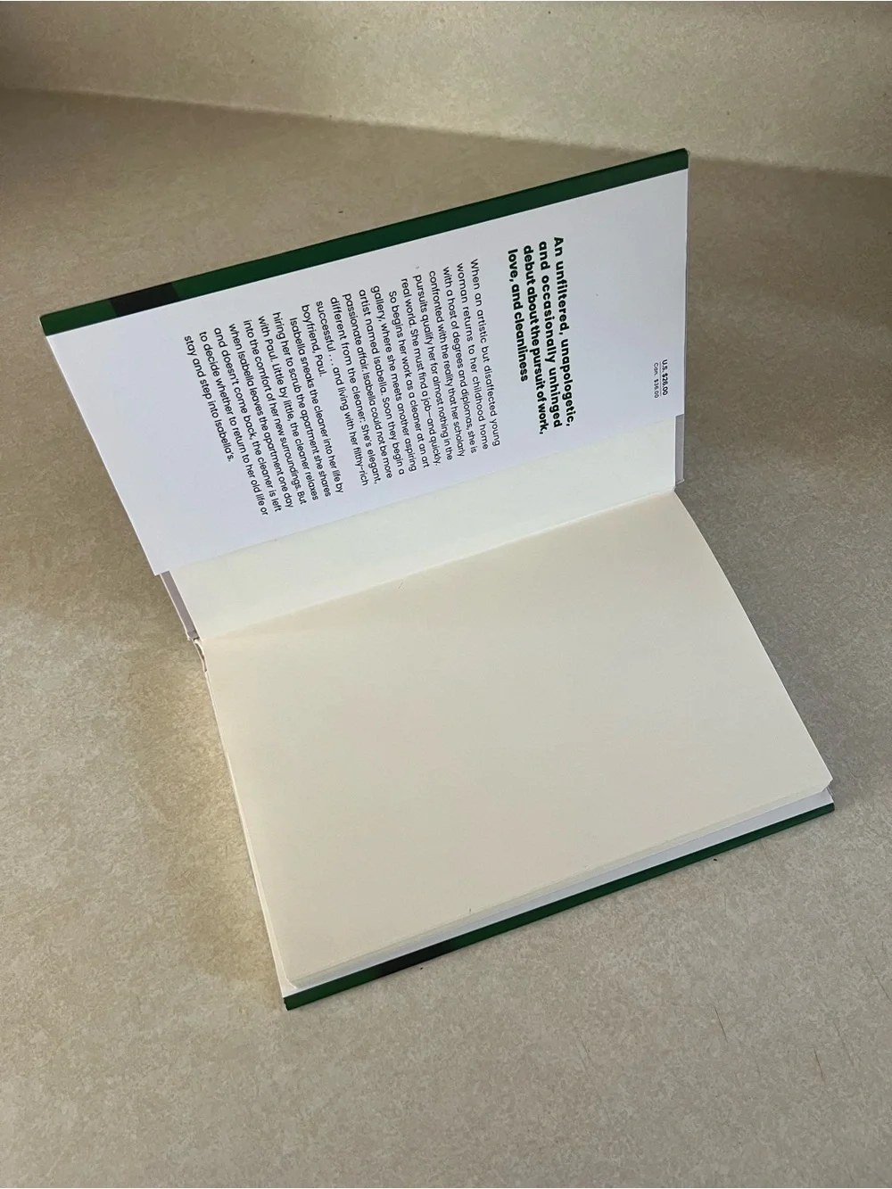 Cleaner by Jess Shannon - Green Hardcover Book